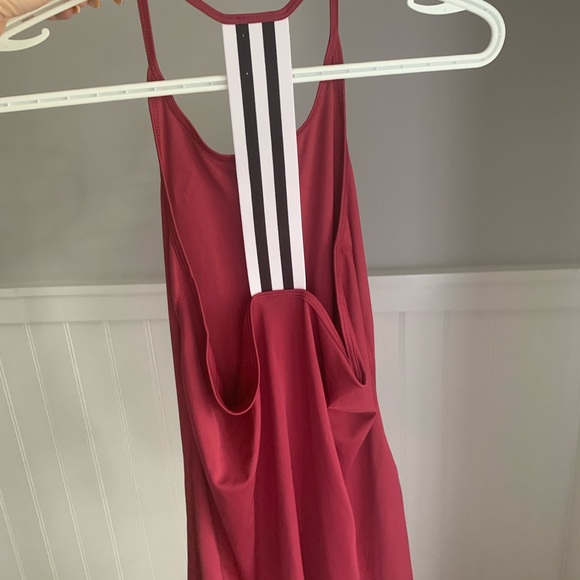 Magenta Adidas Racerback Tank - Picture 5 of 7